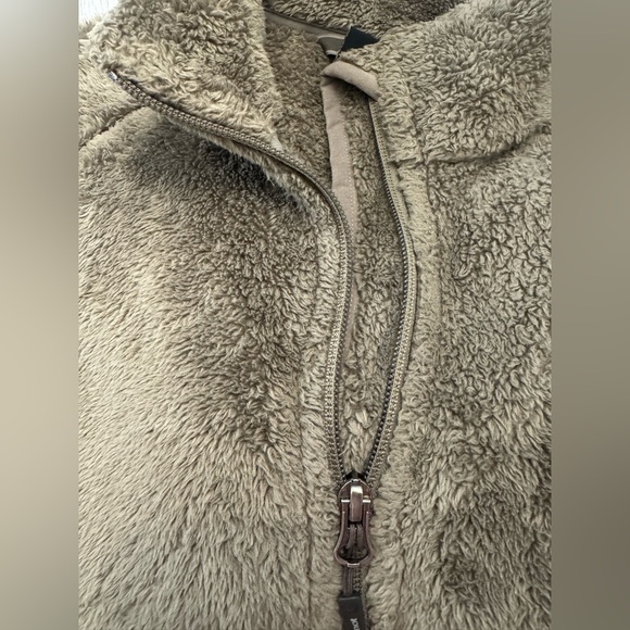 Marmot Furry Fleece Full Zip Jacket Tan/ Taupe Brown Tone S - Picture 4 of 14
